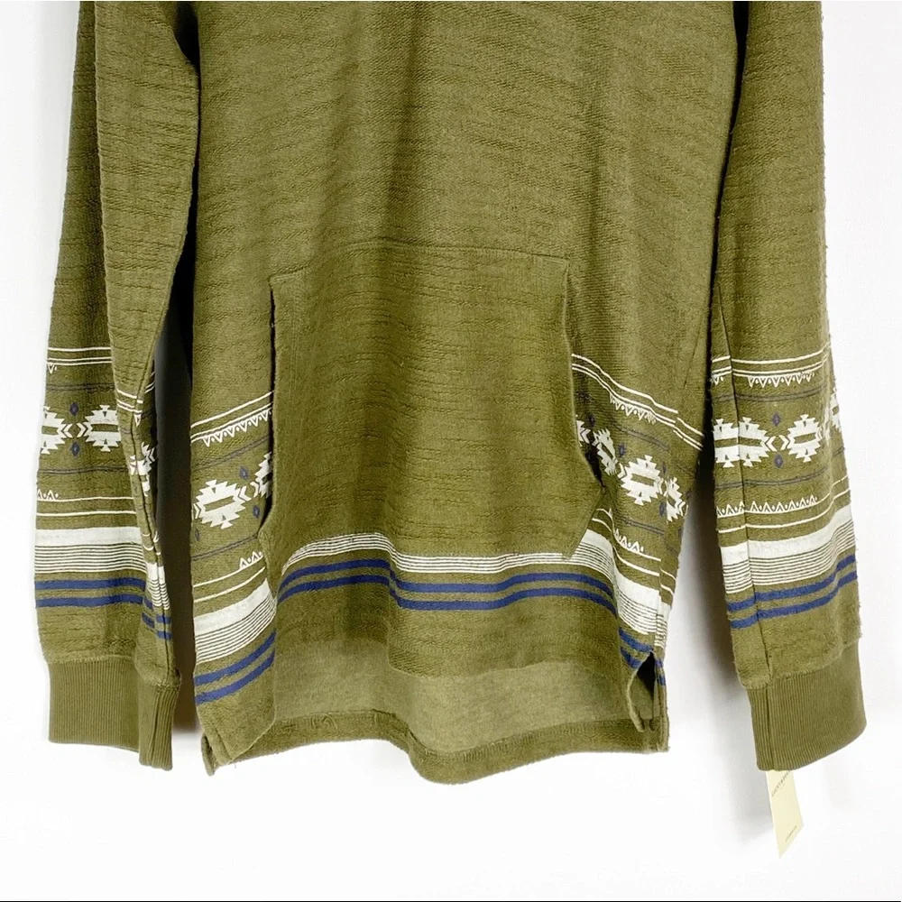 Lucky Brand Green Textured Hoodie Boys Size XL Pullover - Picture 8 of 9